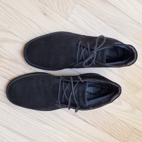 Men's Suede Leather Lace up Gore-Tex Ankle Chukka Boots - Picture 5 of 11